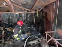 Білоцерківський район: рятувальники ліквідували пожежу в гаражі