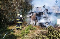 Білоцерківський район: ліквідовано загоряння господарчої споруди