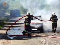 Черкаський район: рятувальники ліквідували пожежу автомобіля