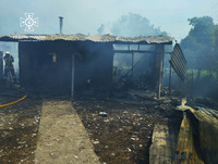 Дрогобицький район: вогнеборці ліквідували пожежу в господарській будівлі та житловому будинку