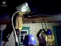 У Охтирському районі вогнеборці ліквідували пожежу господарчої споруди