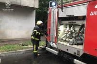 М. Дніпро: вогнеборці ліквідували займання у комунікаційному колекторі
