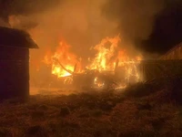 Рівненські рятувальники ліквідували пожежу у приватному господарстві