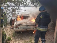 Рятувальники ліквідували пожежу, яка виникла у результаті ворожої агресії