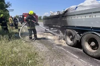 Кам’янський район: вогнеборці загасили займання у вантажному автомобілі