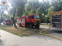 Київська область: ліквідовано пожежу на території церкви