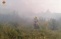 Кременчуцький район: рятувальники загасили пожежу на відкритій території