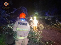 Київська область: рятувальники ліквідували наслідки негоди, яка пройшла по території області