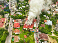 М. Трускавець: рятувальники ліквідували пожежу в готелі
