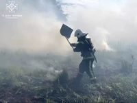 На Сумщині вогнеборці ліквідували пожежу на відкритій території
