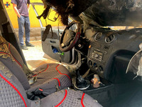 Мукачівські вогнеборці загасили пожежу в легковому автомобілі