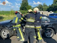Київська область: рятувальники надали допомогу водію