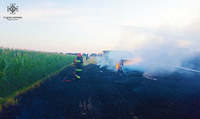 Обухівський район: вогнеборці ліквідували загорання автомобіля