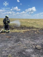 На Кіровоградщині за добу, що минула, вогнеборцями ліквідовано дев’ять займань на відкритих територіях