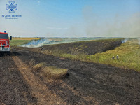 Красноградський район: вогнеборці врятували від вогню понад 60 га пшениці на корені