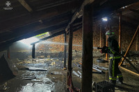 У Теофіполі вогнеборці ліквідували пожежу в господарчій споруді
