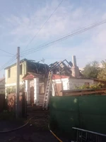 Житомир: ліквідували пожежу в двоповерховому будинку
