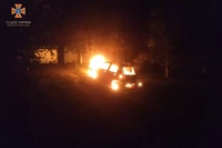 Павлоградський район: надзвичайниками ліквідовано загорання легкового автомобіля