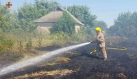 Кременчуцький район: вогнеборці загасили пожежу на території приватного домоволодіння