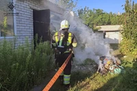 М. Павлоград: надзвичайники ліквідували пожежу в житловому будинку