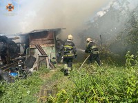 Фастівський район: ліквідовано загорання господарчої будівлі