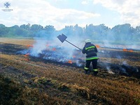 Білоцерківський район: ліквідовано загорання стерні та трав’яного настилу