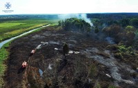 Вишгородський район: рятувальники продовжують гасити пожежі на торф’яних родовищах