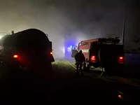 У Дубенському районі рятувальники ліквідували пожежу в приватному господарстві