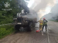 На Кролевеччині вогнеборці ліквідували загоряння вантажівки