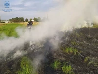 На Шосткинщині вогнеборці приборкували загоряння сухої рослинності