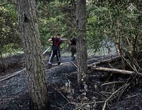 Обухівський район: рятувальники двічі виїжджали на загорання трав'яного настилу