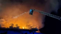 На Дубенщині рятувальники ліквідували пожежу на території хлібопекарського підприємства