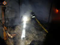 Під час пожежі в с. Терново тячівські рятувальники вберегли від знищення будинок