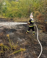 Обухівський район: рятувальники ліквідували загорання трав`яного настилу