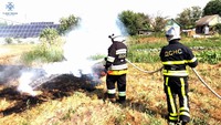 Білоцерківський район: рятувальники ліквідовують пожежі в екосистемах
