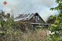 Нікопольський район: вогнеборці ліквідували пожежу на території приватного домоволодіння