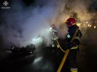 Вогнеборці ліквідували пожежу автомобіля в смт. Верховина
