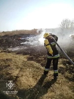 Кіровоградська область: рятувальники ліквідували 7 пожеж сухої трави на відкритих територіях
