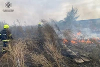 Павлоградський район: рятувальники загасили пожежу на відкритій території
