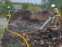 Коростенский район: рятувальники ліквідували пожежу у приватній оселі на двох господарів