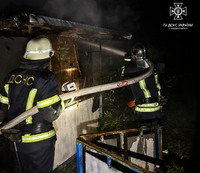 Білоцерківський район: рятувальниками ліквідовано загорання дерев’яної альтанки