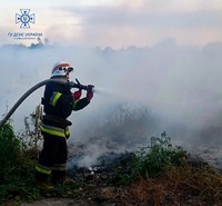 Київська область: найвищий рівень пожежонебезпеки: рятувальники постійно залучаються до ліквідації пожеж в природних екосистемах