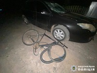 За вихідні на Вінниччині у ДТП травмувались двоє велосипедистів:поліція розслідує обставини та причини автоаварій