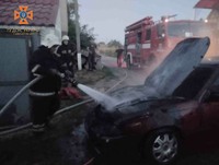 Бориспільський район: ліквідовано загорання легкового автомобіля
