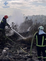 Обухівський район: ліквідовано загорання несанкціонованого сміттєзвалища