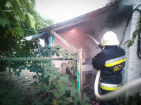 Білоцерківський район: ліквідовано загорання приватної господарчої будівлі