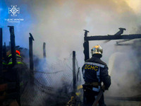 Бучанський район: ліквідовано пожежу в господарчій будівлі