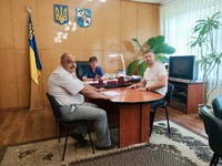 Робоча зустріч із головою Виноградівської міської ради