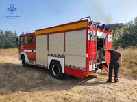 Бориспільський район: чергова пожежа на відкритій місцевості