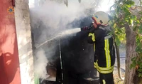 Горішні Плавні: рятувальники ліквідували пожежу в господарчій споруді